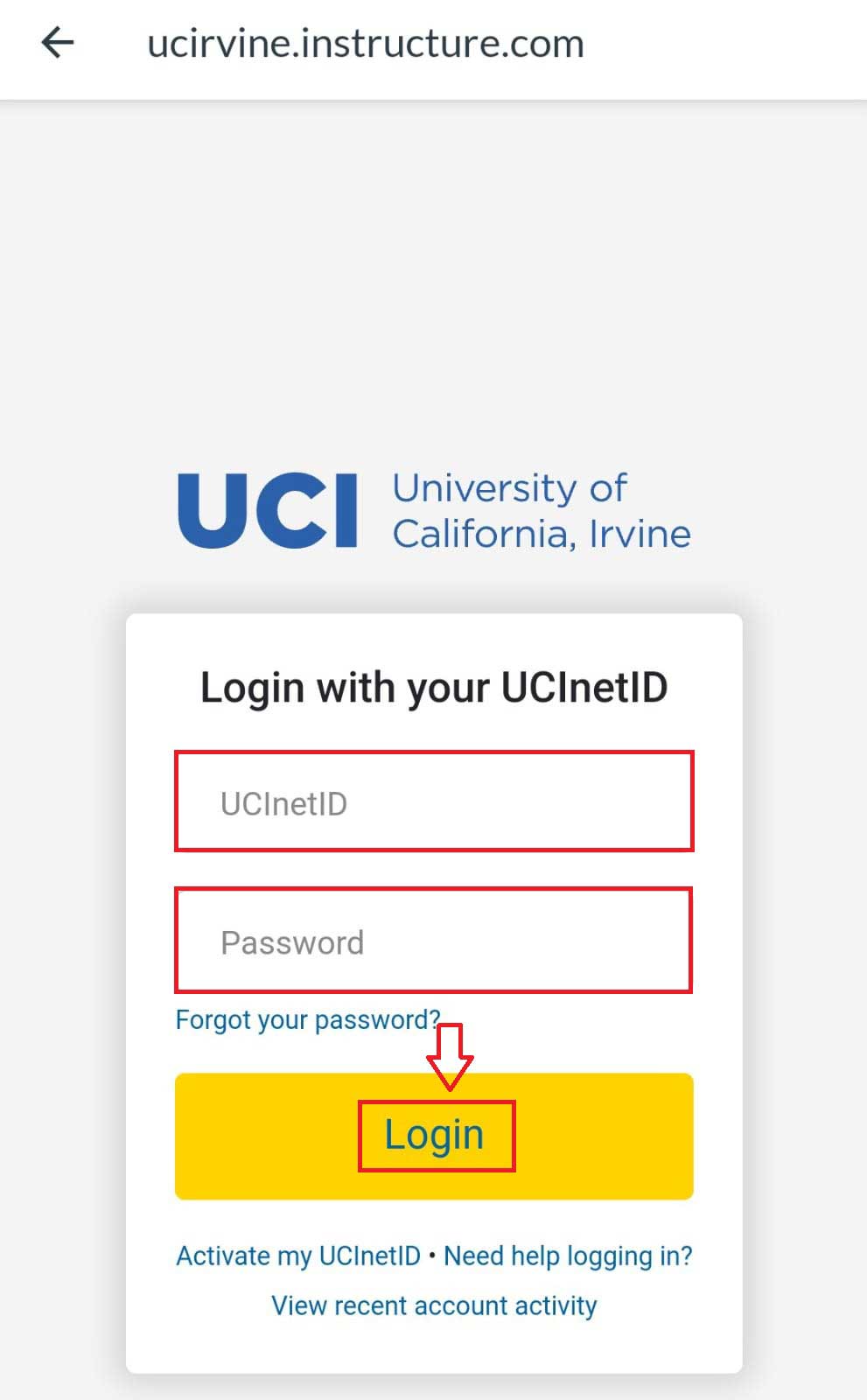 UCI Canvas Student Guide 2023 University of California Irvine
